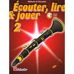 ECOUTER LIRE & JOUER METHODE + CD VOL 2 Clarinette ensegnement