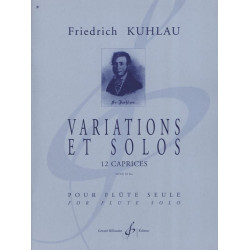 Friedrich Kuhlau Variations et Solos Opus 10bis