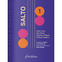 Salto - Volume 1 4 pièces recueillies et annotées par Elsa Balas, pour alto seul.
