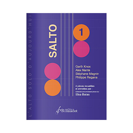 Salto - Volume 1 4 pièces recueillies et annotées par Elsa Balas, pour alto seul.