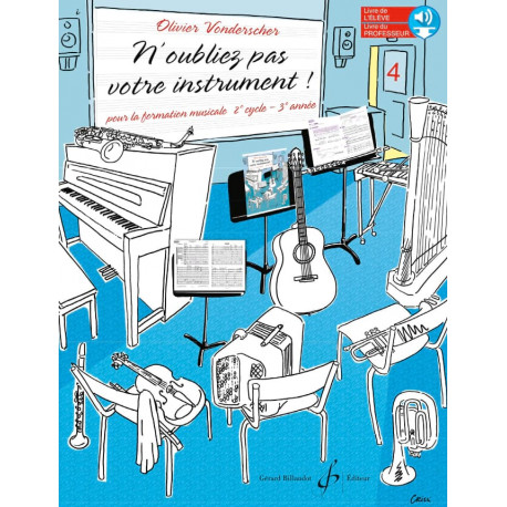 N’oubliez pas votre instrument ! - PROF - Vol. 4