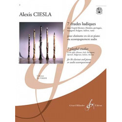 Alexis Ciesla 7 Etudes Ludiques - Clarinette