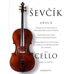 Otakar Sevcik Etudes Opus 8 - Violoncelle