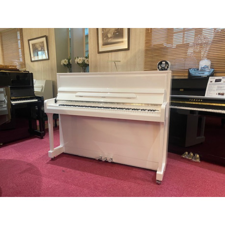 PIANO OCCASION SAMICK JS 115 BLANC BRILLANT