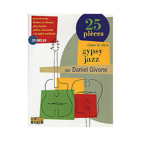 GIVONE DANIEL 25 PIECES DANS LE STYLE GYPSY JAZZ