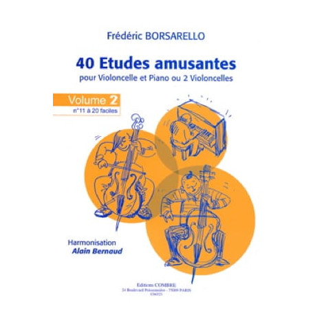 Frédéric Borsarello 40 Etudes Amusantes Vol.2