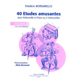 Frédéric Borsarello 40 Etudes Amusantes Vol.3