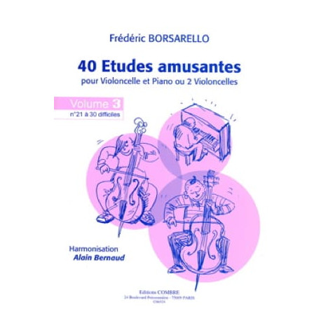 Frédéric Borsarello 40 Etudes Amusantes Vol.3