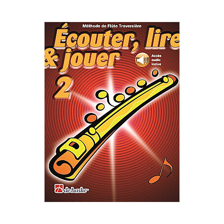 ECOUTER LIRE & JOUER METHODE + CD VOL 2 Flûte enseignement