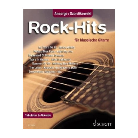 Rock-Hits pour Guitare Classique