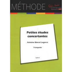 Antoine-Marcel Lagorce Petites Etudes Concertantes Pour Trompette
