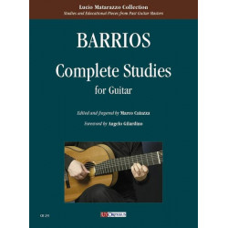 Mangore Agustin Barrios Complete Studies for Guitar