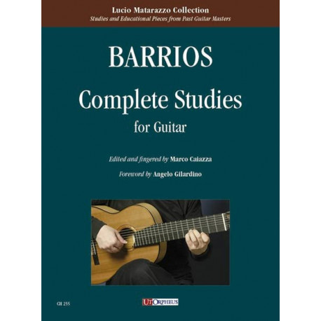 Mangore Agustin Barrios Complete Studies for Guitar