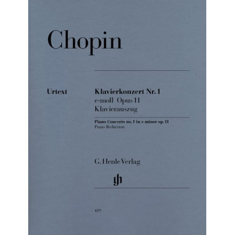 CHOPIN Concerto pour piano n° 1 en Mi mineur Opus 11
