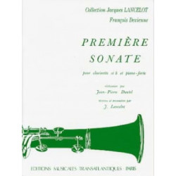 DEVIENNE 1ère Sonate - Clarinette