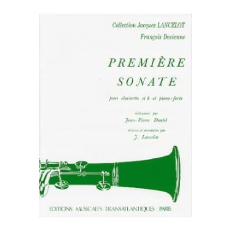 DEVIENNE 1ère Sonate - Clarinette