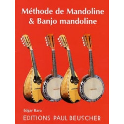 Edgar Bara Méthode de Mandoline & Banjo Mandoline