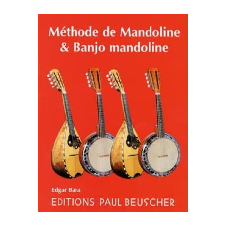 Edgar Bara Méthode de Mandoline & Banjo Mandoline