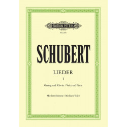 SCHUBERT Lieder Volume 1 - Voix Moyenne