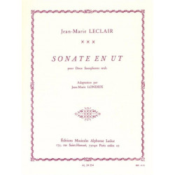 LECLAIR Sonate en Ut