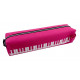 Trousse rectangulaire rose clavier