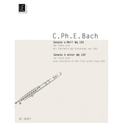 Carl Philipp Emanuel Bach Sonate en la Mineur Wq 132