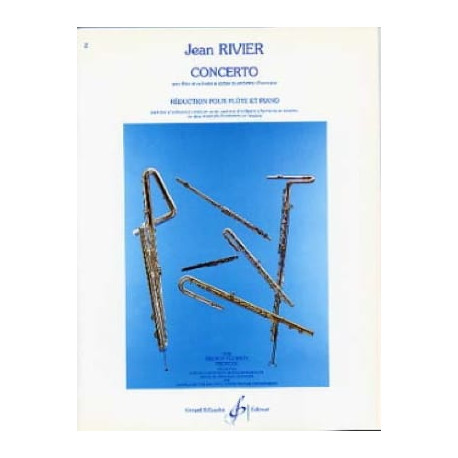 Jean Rivier Concerto pour flûte - Flûte piano