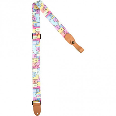 sangle ukulele flight Polyester Ukulele Strap - Kitty