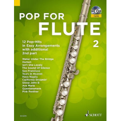 Pop For Flute - Volume 2 Avec audio en téléchargement