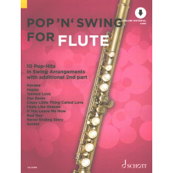 Pop "N" Swing - Flute Avec audio en téléchargement.
