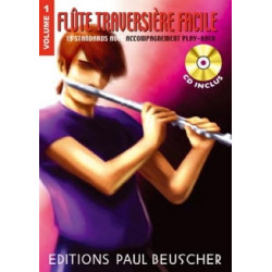 Flûte Traversiere Facile Volume 1 AVEC CD.