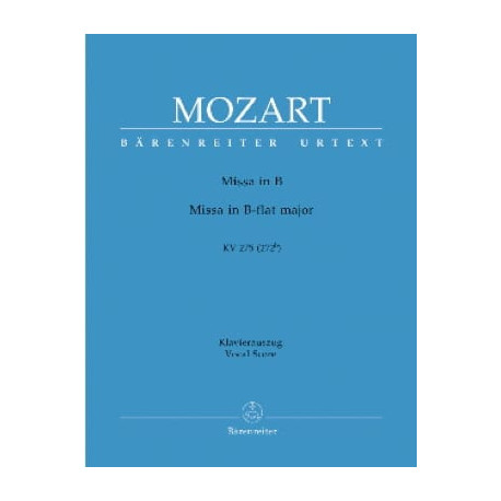 MOZART Missa Brevis- KV 275 (272b)