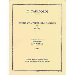 Étude complète des gammes op. 127 - éd. Leduc GARIBOLDI Giuseppe