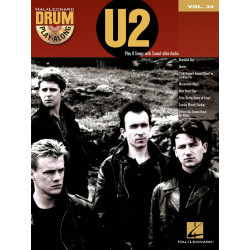 U2 Drum Play-Along Volume 34 - U2 AVEC CD. HalLeonardDrumPlayAlong