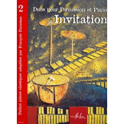 Invitation Volume 2. Petite Pièces Classiques adaptées pour percussion et piano.