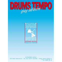 Guy Lefèvre Drums Tempo AVEC CD.