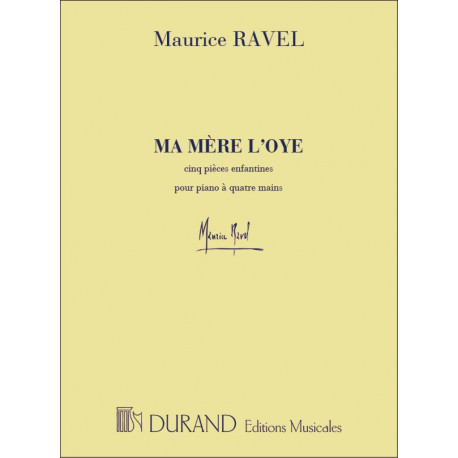 RAVEL Ma Mère l'Oye. 4 mains