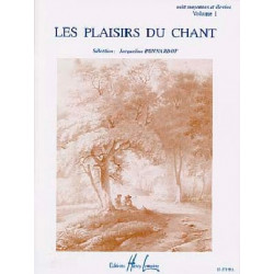 Les Plaisirs du Chant Volume 1 Voix Moyenne-Haute