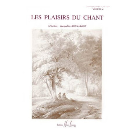 Les Plaisirs Du Chant Volume 2 Voix Moyenne / Haute