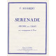 SCHUBERT SERENADE Franz /chansons/lieder chant/piano en séparé