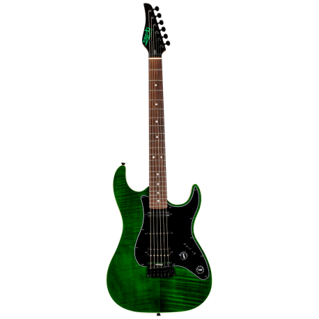 JET GUITARS JS450 TRANSPARENT GREEN