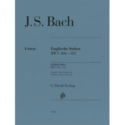 BACH Suites Anglaises BWV 806-811
