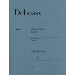 DEBUSSY Oeuvre pour Piano Volume 1