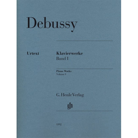 DEBUSSY Oeuvre pour Piano Volume 1