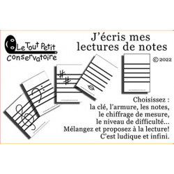 J'écris mes lectures de notes