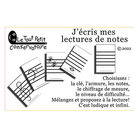 J'écris mes lectures de notes
