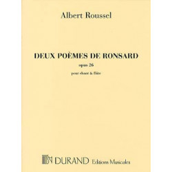ROUSSEL 2 Poèmes de Ronsard Opus 26