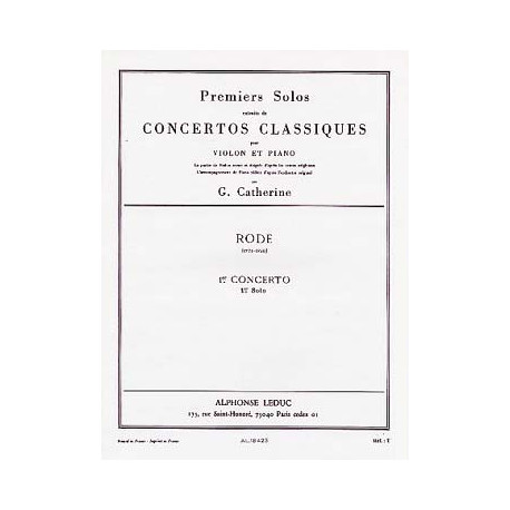 Rode Pierre / Catherine Georges 1er Solo du Concerto n° 1