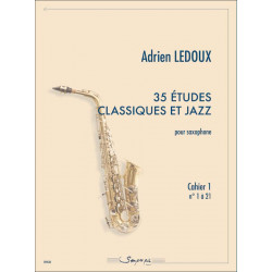 Adrien Ledoux 35 Etudes Classiques et Jazz - Volume 1
