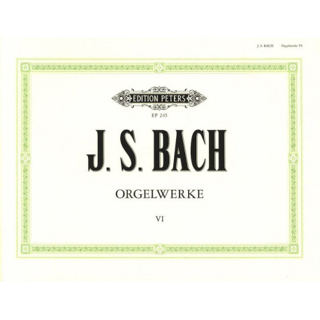 BACH Orgelwerke. Volume 6